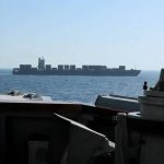 The US says it has attacked and seized an Iranian-flagged cargo ship near the Strait of Hormuz that tried to get around its blockade of Iranian ports. (Reuters)